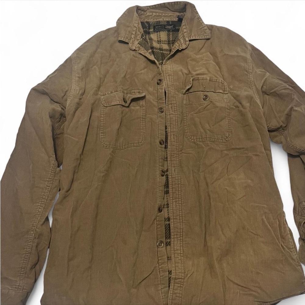 Arrow Tan Lightweight Shirt Jacket Relaxed Fit